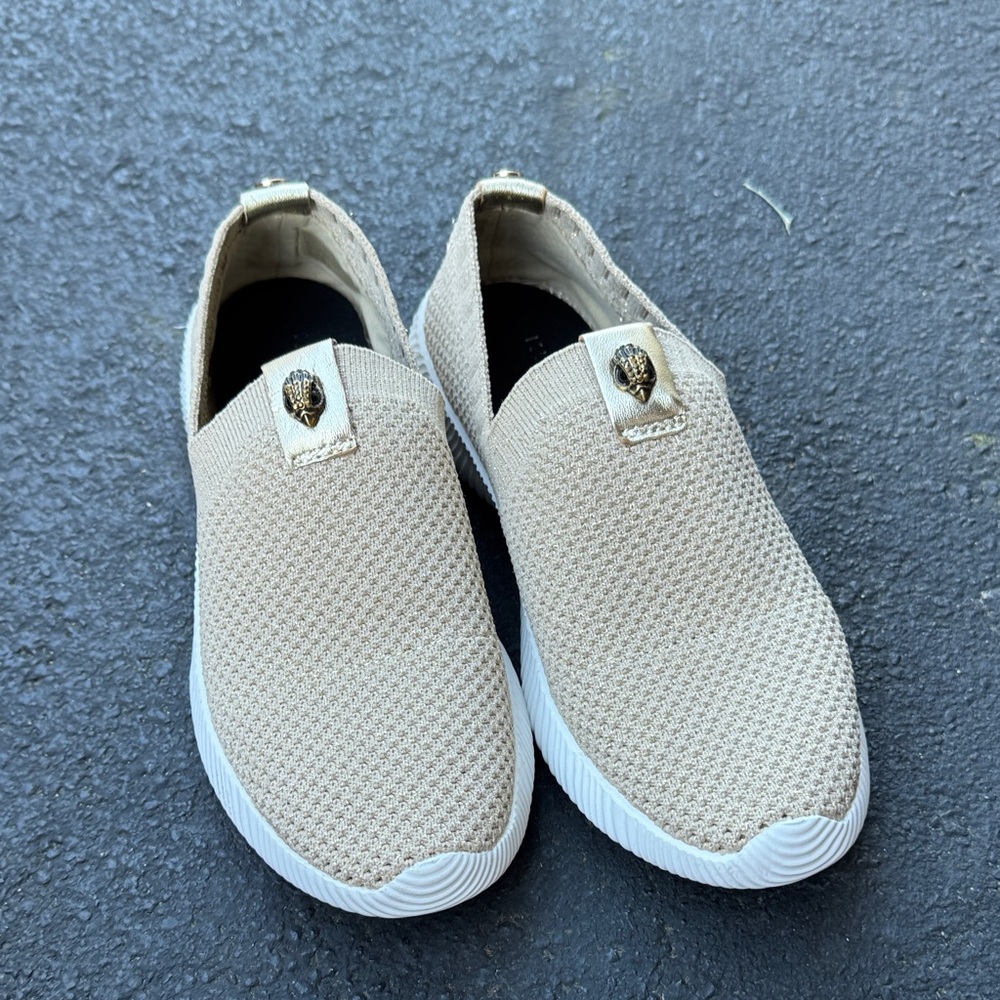 Kurt Geiger Beige Slip-On Sneakers